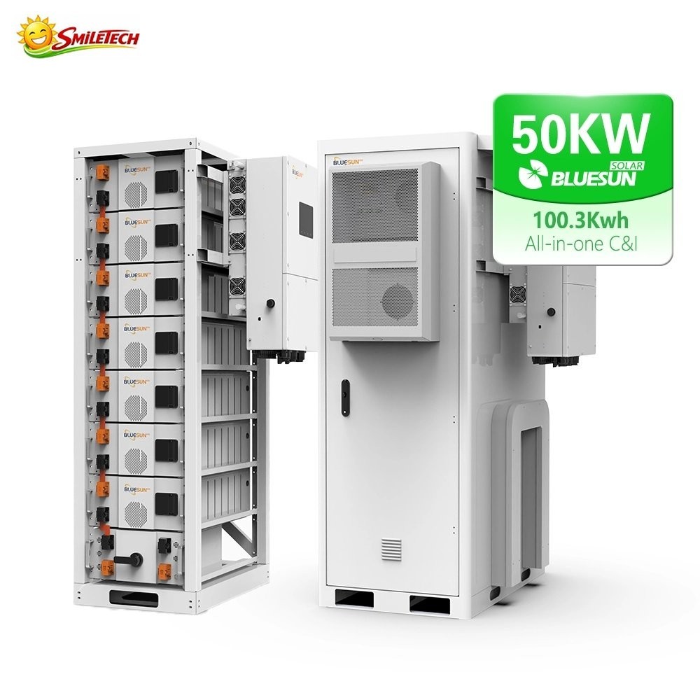 50kW All-in-One Commercial & Industrial Solar Battery Energy Storage System – 100kWh