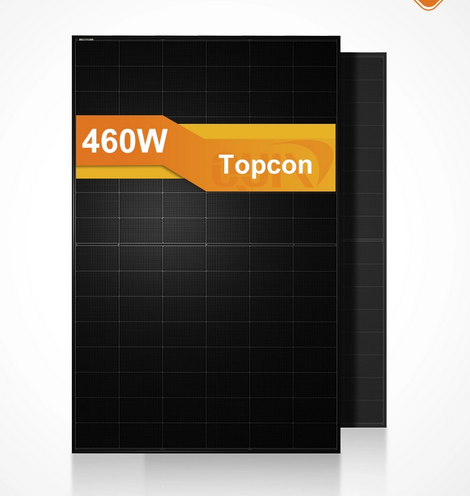 460 W TOP Con All-Black Solar Panel for Residential & Commercial Applications