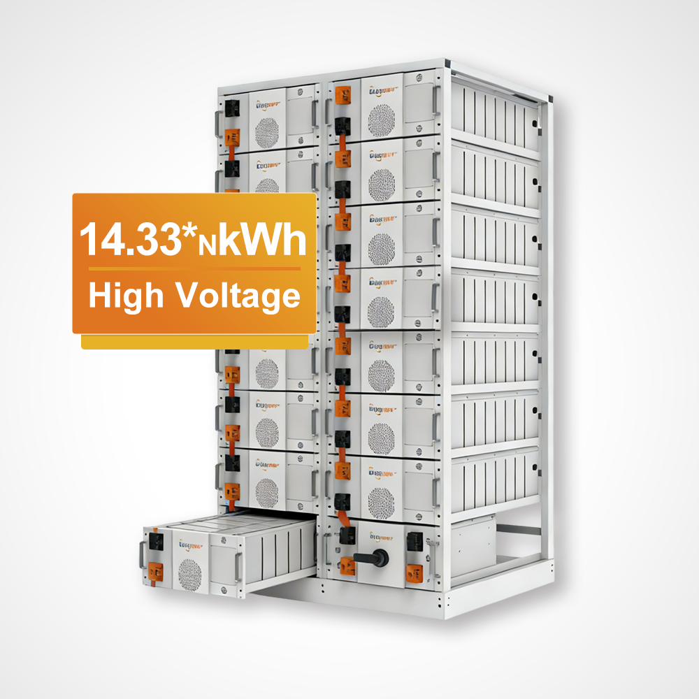 High Voltage Lithium Battery System with 51.2V 280Ah Modules & Battery Pack